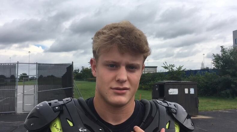 Lakota East senior quarterback Sean Church