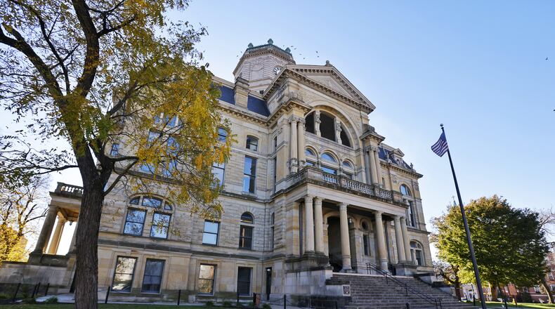 Historic Butler County Courthouse on High Street in Hamilton. NICK GRAHAM/ STAFF