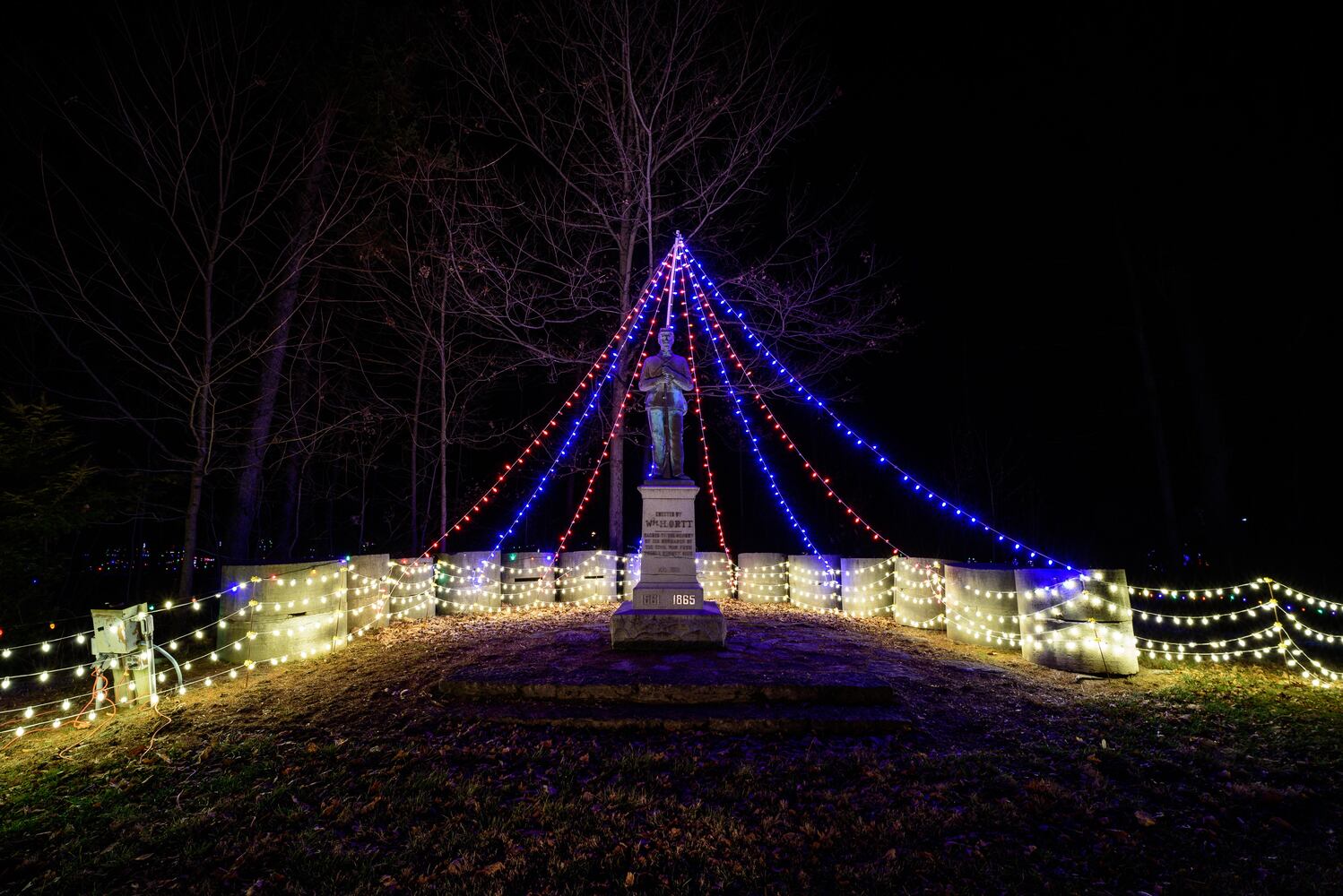 PHOTOS: Fort Saint Clair Whispering Christmas light display in Eaton