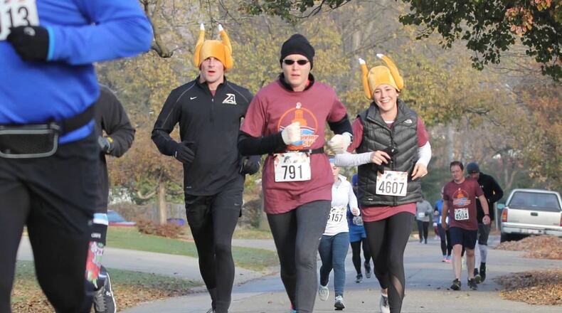 Organizers are hoping 1,000 runners will participate in this year’s Thanksgiving Day 5K event. It has grown every year since it started. PROVIDED
