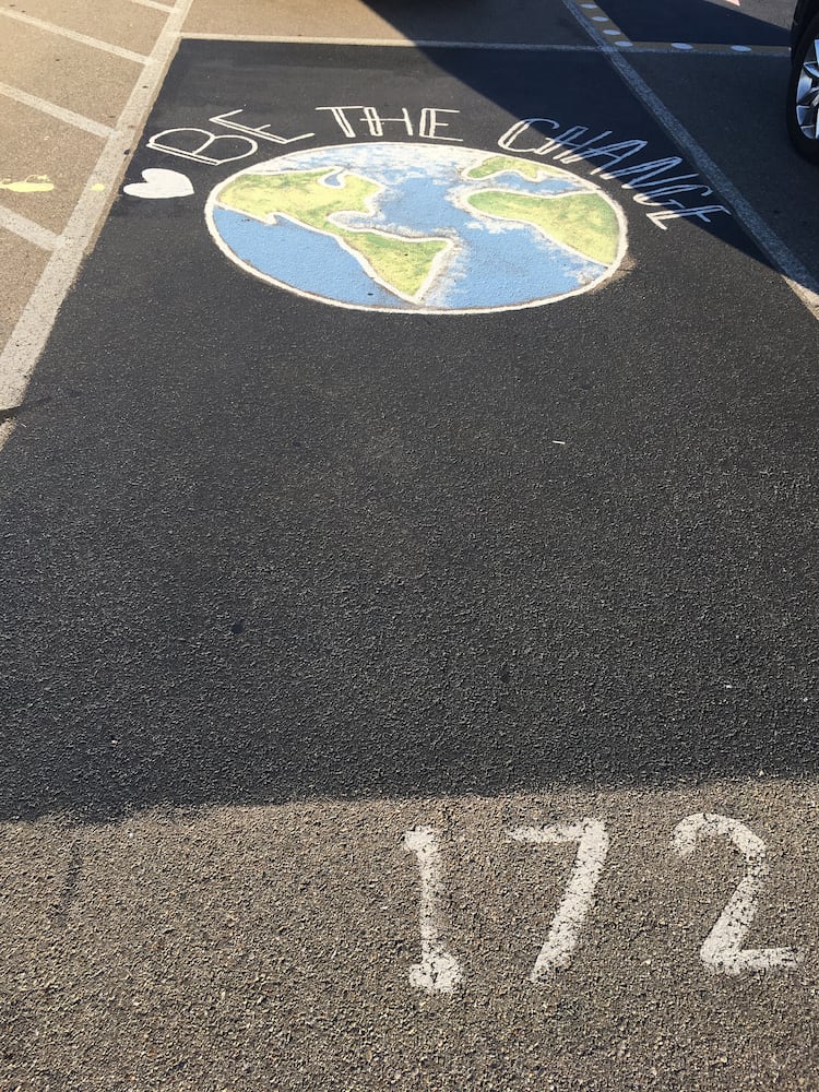 Lakota West senior parking spaces