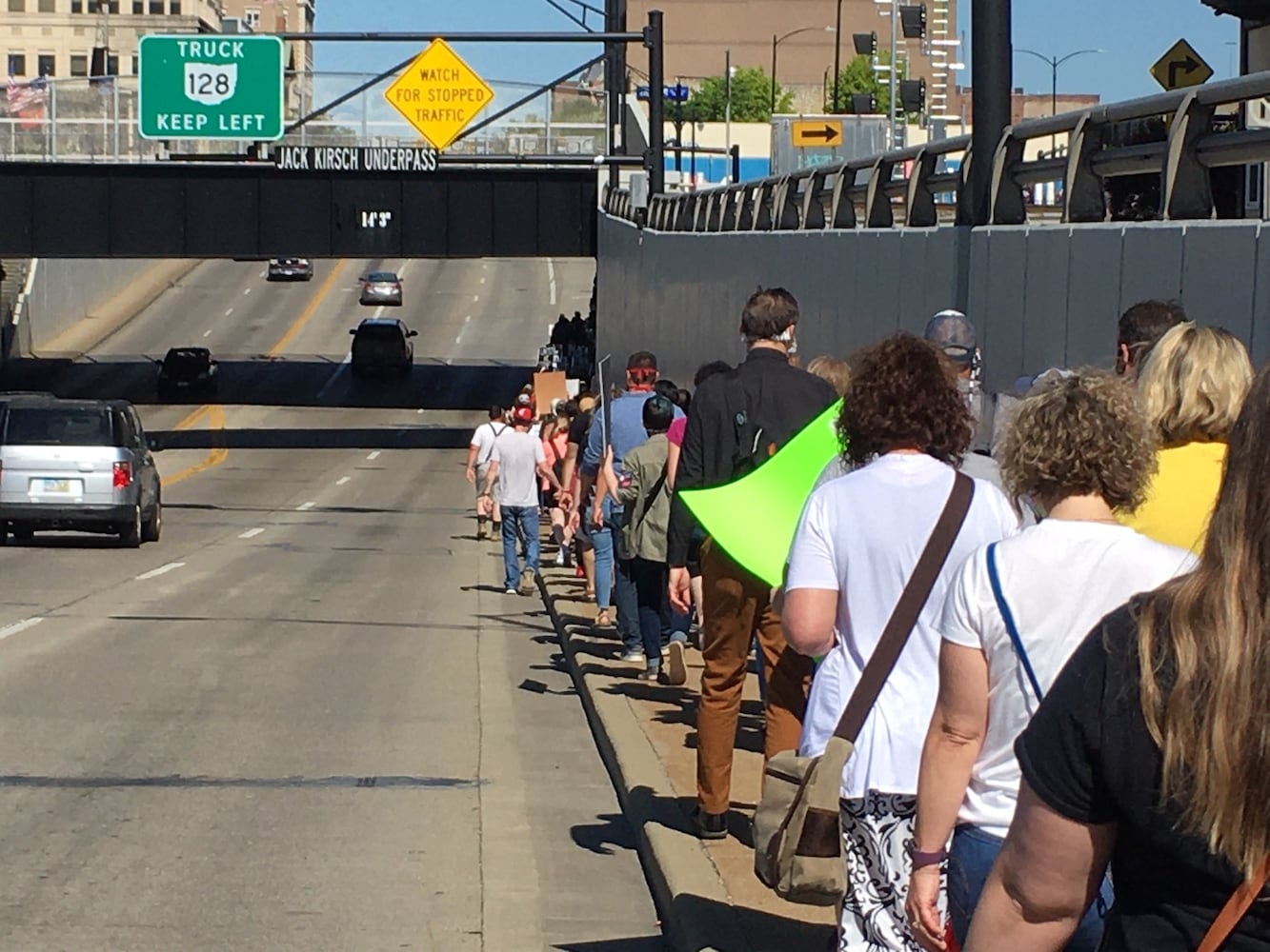 PHOTOS: Hundreds march in protest during Hamilton event at courthouse