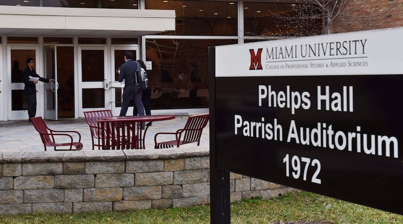 Over the past ten years, Miami University regional campuses have seen a decrease in enrollment. NICK GRAHAM/STAFF