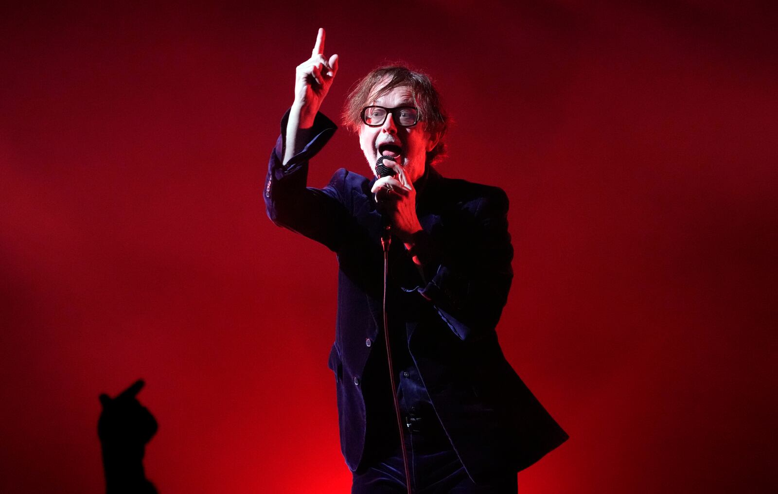 FILE - Jarvis Cocker of the band Pulp performs at the Hollywood Palladium in Los Angeles on Sept. 18, 2024, (AP Photo/Chris Pizzello, File)