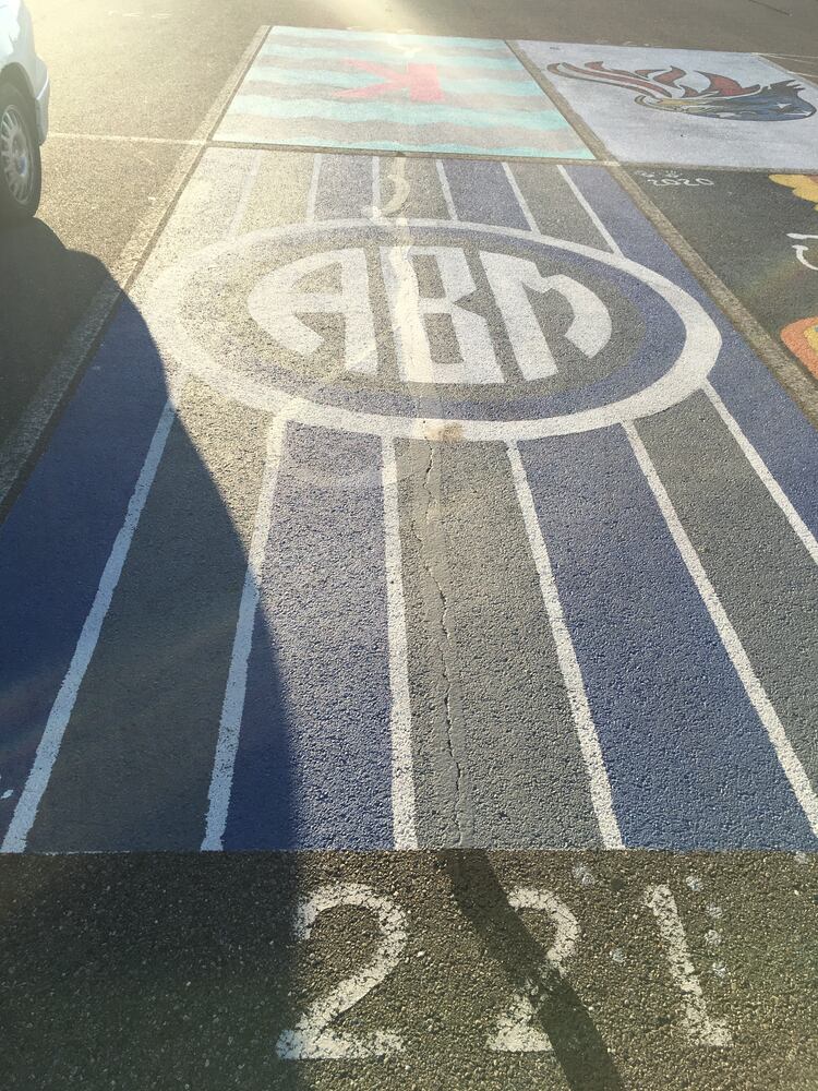 Lakota West senior parking spaces