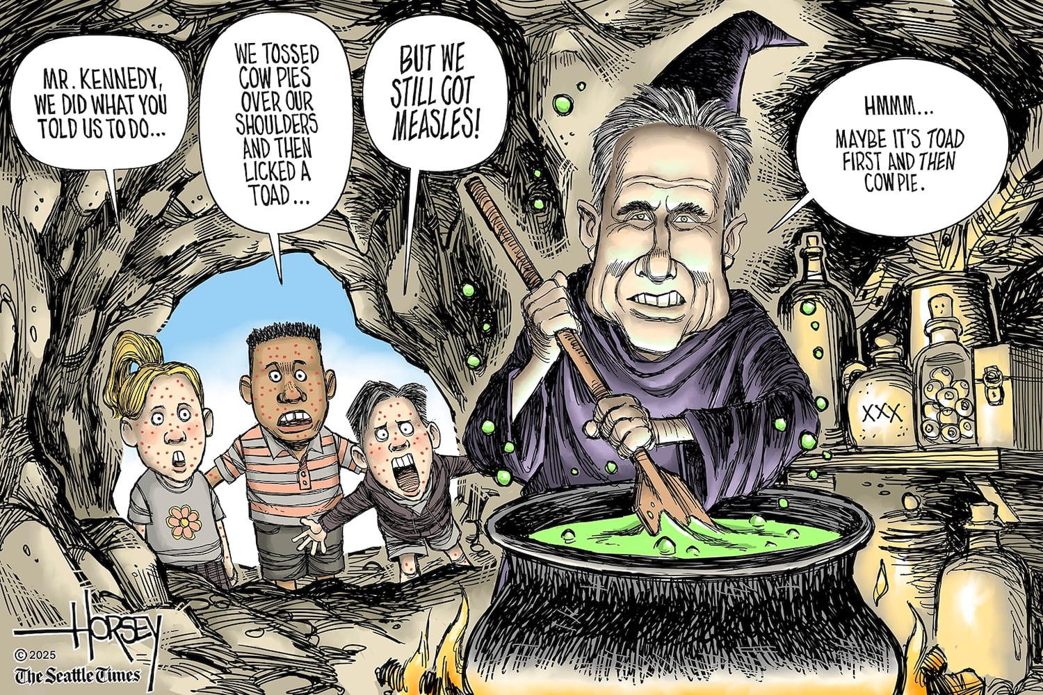 CARTOONS: David Horsey, April 18, 2025