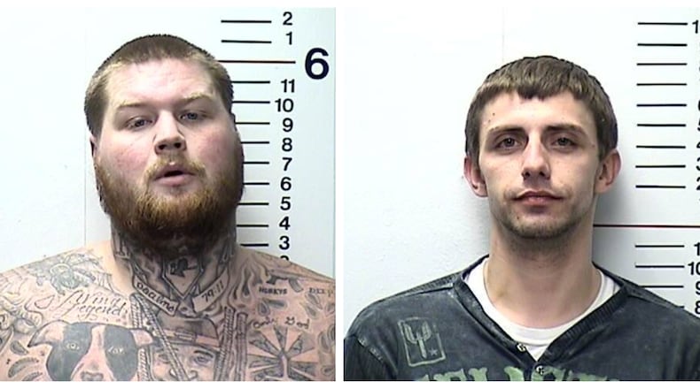 Robert Myers Jr. and Justin Marcum, both 29, were charged with aggravated burglary, a first-degree felony; and gang participation, a second-degree felony, according to the Middletown police department.