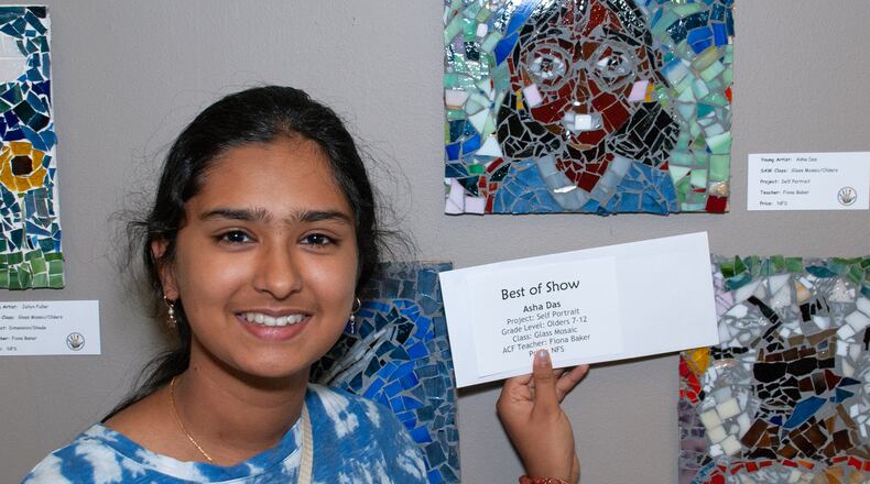 Asha Das, a freshman at Monroe High School, was a two-time winner, capturing Best of Show and first place in Nature of Art. SUBMITTED PHOTO
