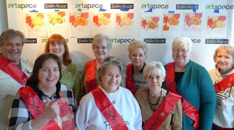 The Colored Pencil Society of America (CPSA) District Chapter 119 most recent Hamilton-based workshop was held last month at Artspace Gallery, 222 High St. Attending were (front row, left to right) Art teacher Rhonda Dicksion, Carole Arend, Pat Hull. (Back row, left to right) Ric Forney, President District Chapter 119, Kathleen Collins, Sandy Eppert, Kathy Vanoli, Cheryl Metzger and Susan Dietrich. CONTRIBUTED
