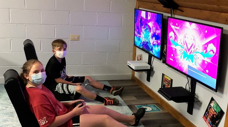 More than 2,000 video games are available in the newly-opened Teen Center at the TRI Building giving high school and middle school students a place to relax and hang out. CONTRIBUTED