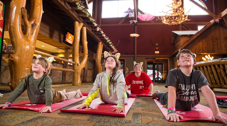 At Great Wolf Lodge's Summer Camp-In, families can experience the joys of summer camp with a variety of experiences like the Splash & Dance Pool Party, the Trailblazer Challenge, character appearances in the Grand Lobby and more, Credit: Great Wolf Lodge.
