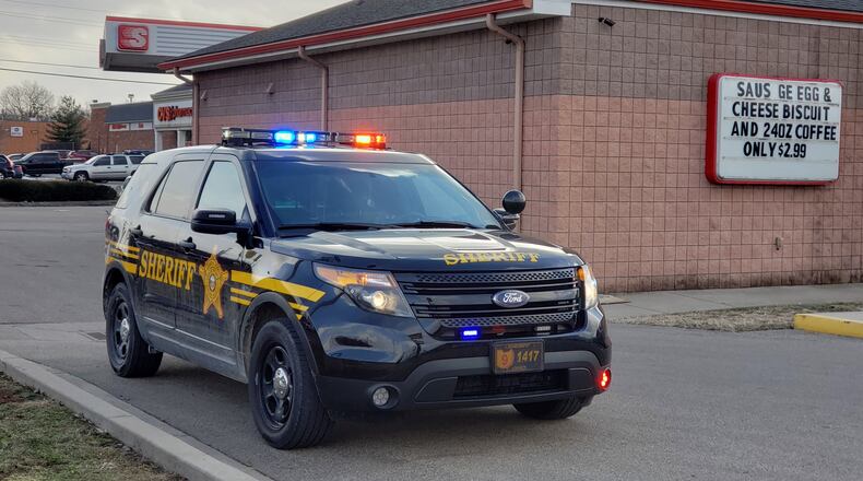 Butler County sheriff deputies responded to a reported scuffle in Lemon Twp. at Speedway on Tuesday, Jan. 29, 2019. NICK GRAHAM / STAFF