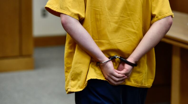 A 16-year-old charged with shooting a teen in a robbery attempt in Fairfield Twp. last month will remain in the Butler County Juvenile Detention Center until his next court hearing in March. NICK GRAHAM/STAFF