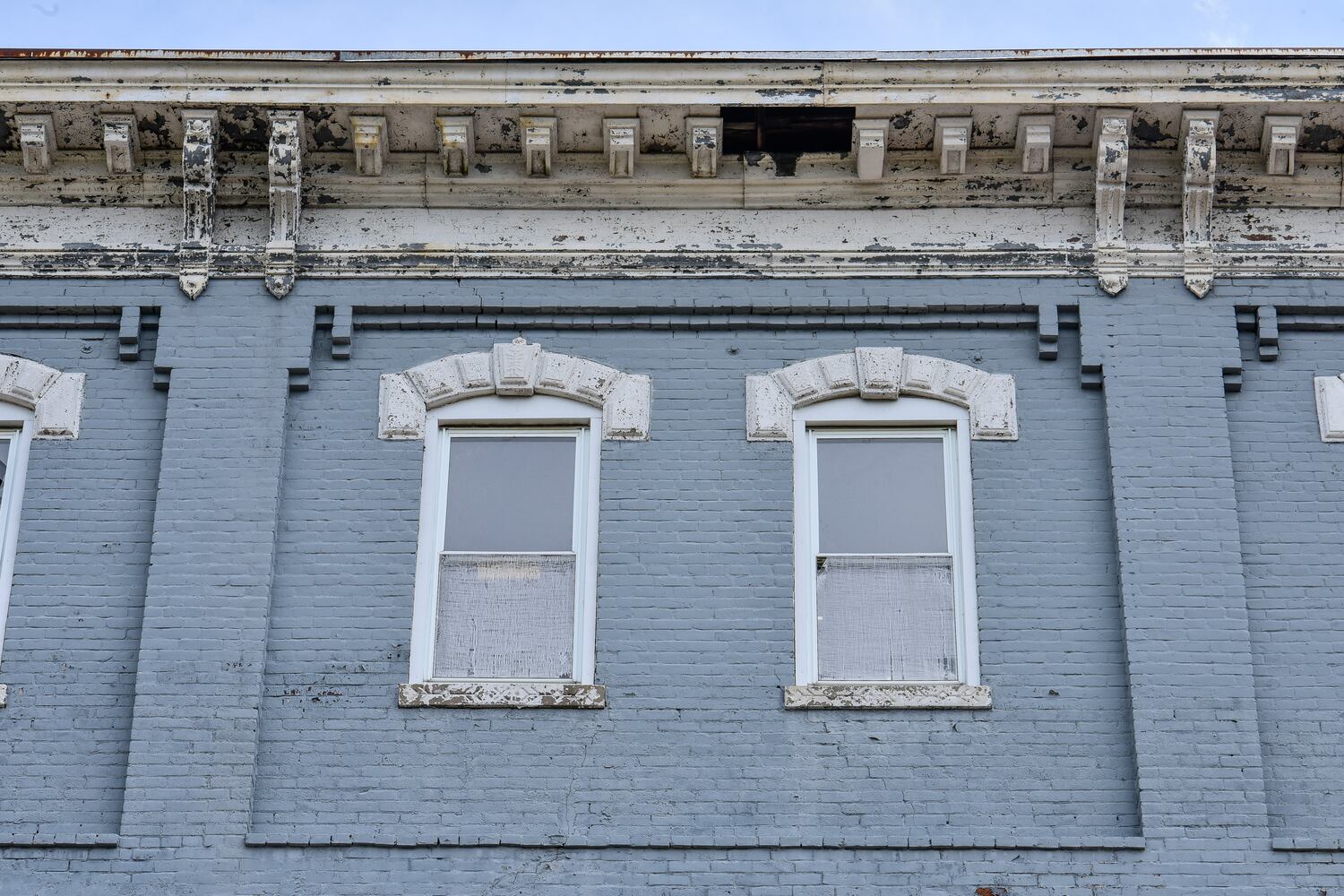 Architectural details salvaged from former Beckett Mill-Mohawk Fine Papers  office building in Hamilton