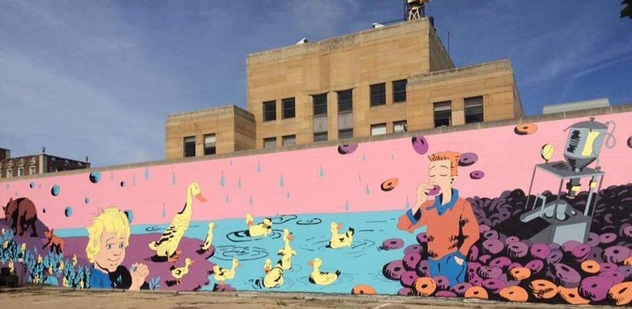 Murals add a splash of color to Hamilton buildings