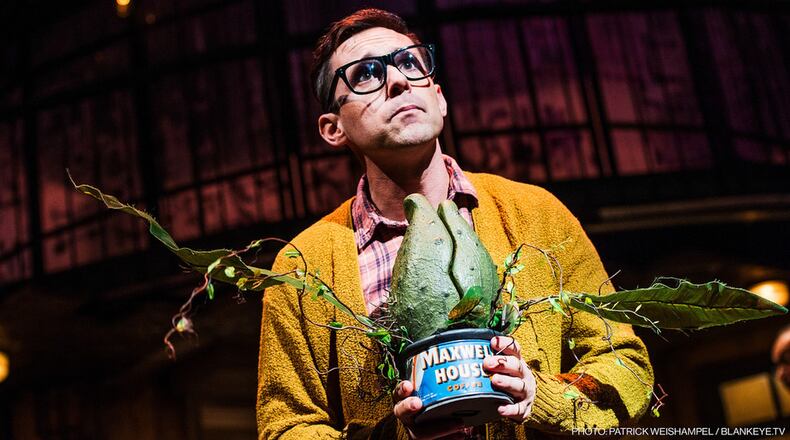 Fairfield Twp. native Nick Cearley will play Seymour in Cincinnati Playhouse’s “Little Shop of Horrors” when he’s not performing in his underwear with The Skivvies. PATRICK WEISHAMPEL/BLANKEYE.TV