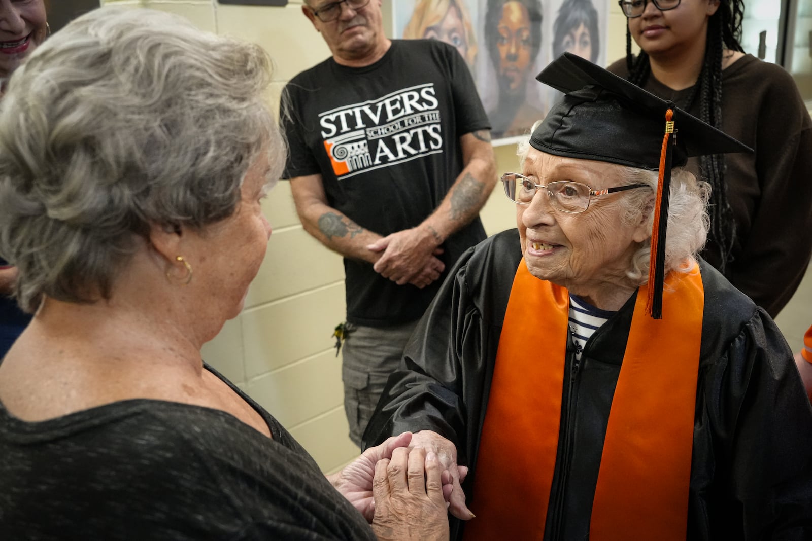 Lois Hicks labels her surprise graduation 
"fantastic."
JEFF CROWELL/CONTRIBUTED