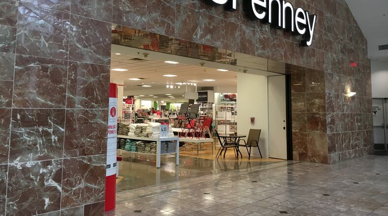 JCPenney plans to close 18 department stores and 9 home and furniture stores. STAFF PHOTO / HOLLY SHIVELY