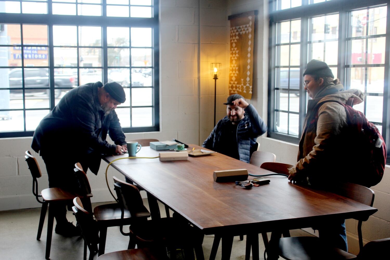 PHOTO:  look inside of the new Ghostlight Coffee shop location next to Old Scratch Pizza