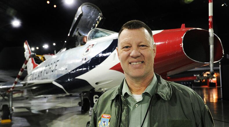 Douglas Lantry, curator and historian, in the Research Division of the National Museum of the United States Air Force.  MARSHALL GORBY\STAFF