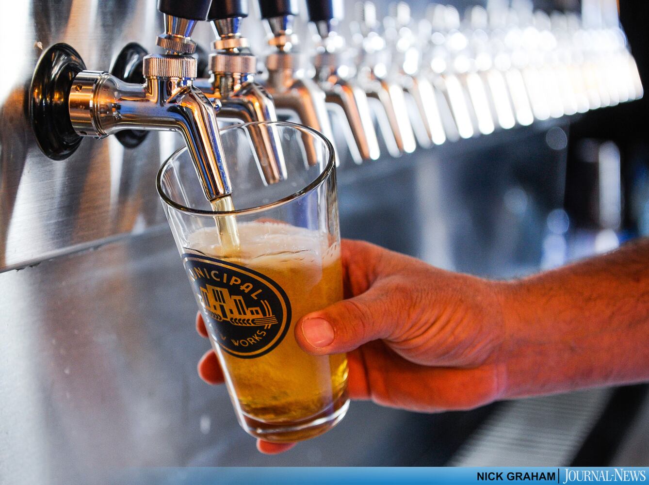 Municipal Brew Works First Pour