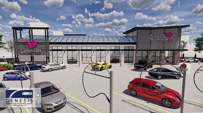 West Chester Twp. is defending a zoning commission decision to deny a state-of-the-art car wash in Butler County Common Pleas Court. The developers called their Flying Pig Carwash the “Taj Mahal” of car cleaners. PROVIDED