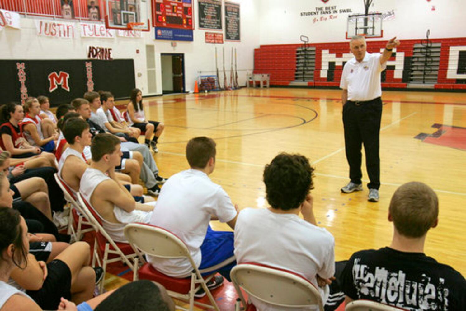 Legend talks to Madison girls