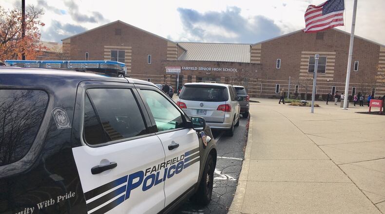 Two men were chased from Fairfield High School today, said school officials. The school was placed on lockdown for several hours.
