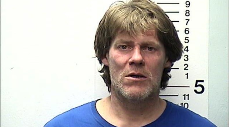 Joey Burton, 46, was charged with drug abuse instruments and drug paraphernalia after he was found Friday in the restroom at Speedway, 3501 Roosevelt Blvd. COURTESY MIDDLETOWN POLICE DEPARTMENT