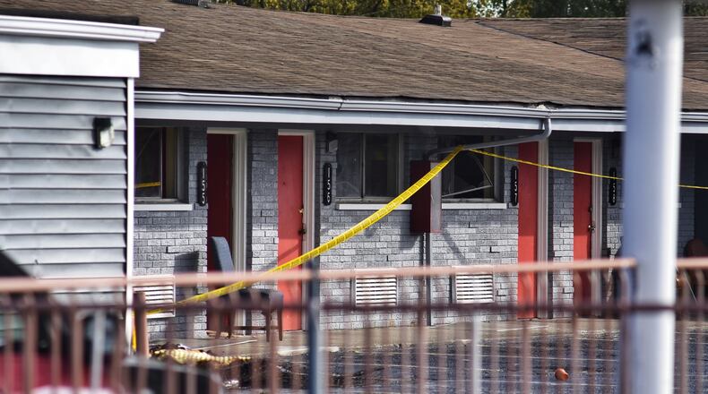 Fire crews responded to an early morning fire on Thursday, Oct. 22, 2020, at the Capri Motel on Dixie Highway in Fairfield. The fire remains under investigation. NICK GRAHAM/STAFF