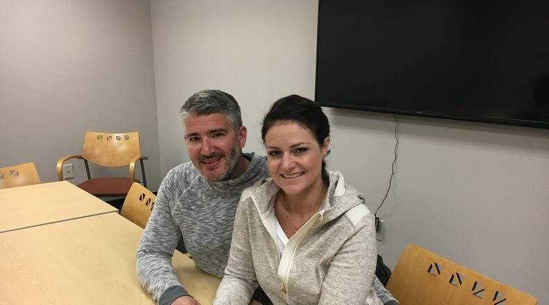 Matt and Julie Himm, both 35, grew up in Fairfield and now call Hamilton home. They have been married, then divorced, and are now happily married again. There battle to beat addiction is an epic one.