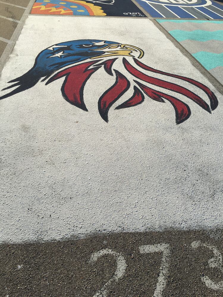 Lakota West senior parking spaces