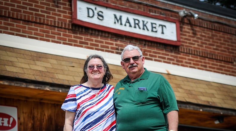 Bob and Donna Manning are retiring and selling D’s Market on Sutphin Street in Middletown after 30 years in business. NICK GRAHAM/STAFF