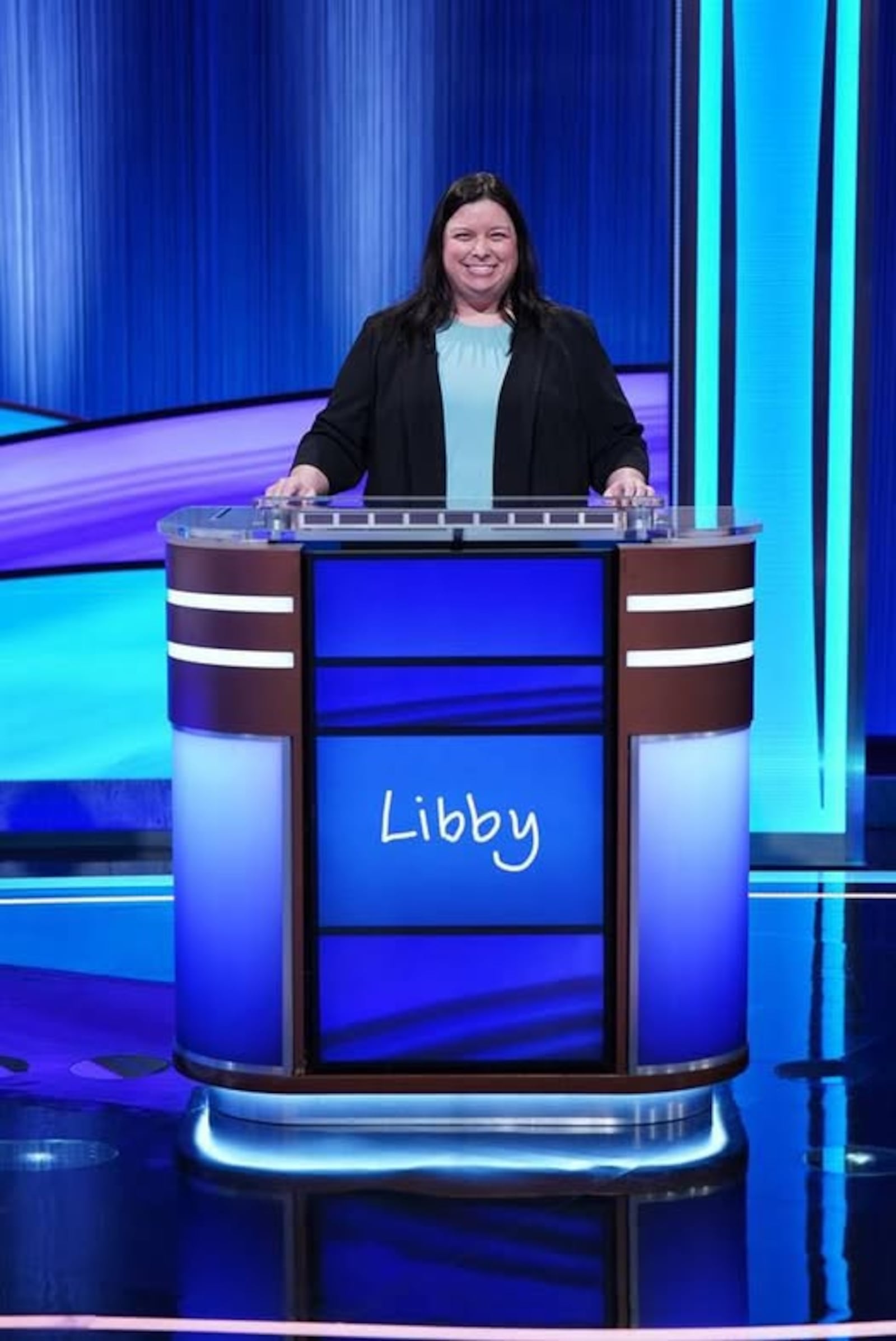 Libby Jones, who grew up in Springboro, will appear on the Dec. 1 episode of "Jeopardy!" Photo by Tyler Golden/Sony Pictures Television