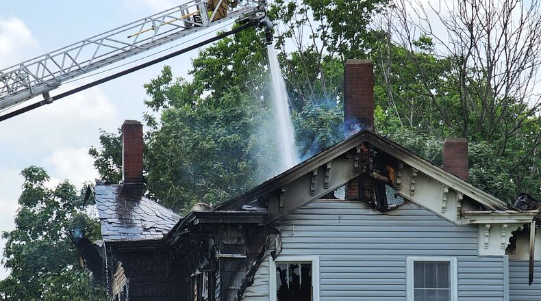 Crews were called from several jurisdictions to a house fire in Franklin Township Thursday | Nick Graham/Staff