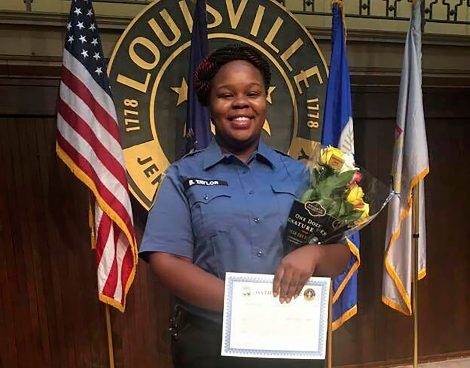 FILE - This undated file photo provided by Taylor family attorney Sam Aguiar shows Breonna Taylor in Louisville, Ky. (Courtesy of Taylor Family attorney Sam Aguiar via AP, File)