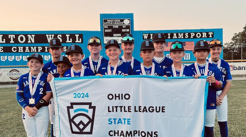 West Side Little League defeated New Albany on Thursday night to win its 21st state title. Chris Vogt/CONTRIBUTED