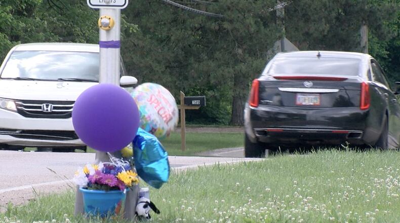A memorial was set up for Aspen Runnels near Lakota East High School. WCPO