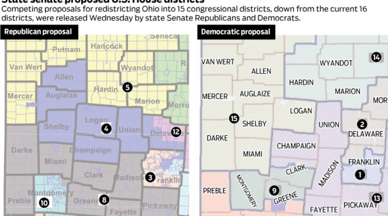 Congressional redistricting proposals