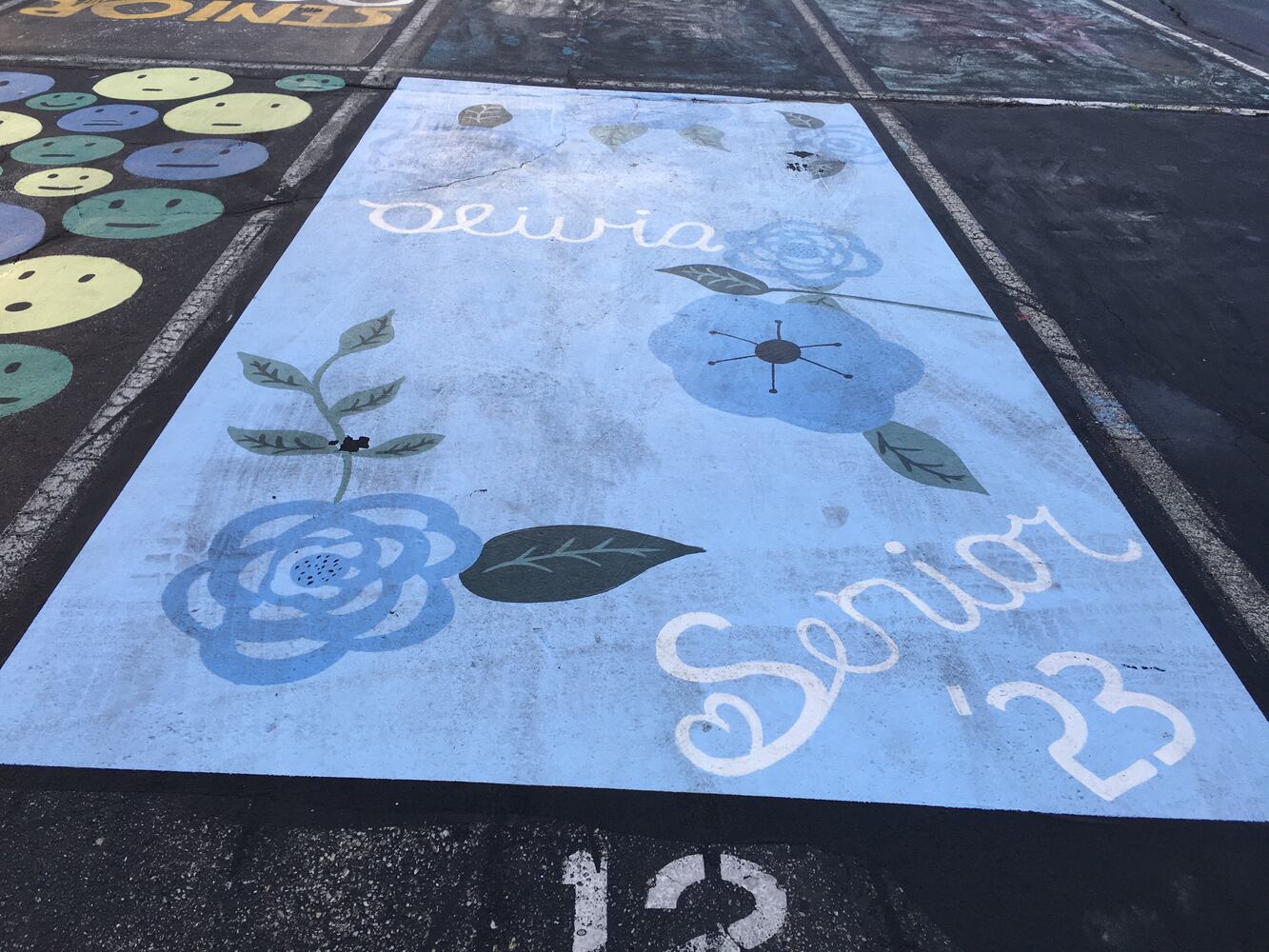 Ross senior parking lot spaces