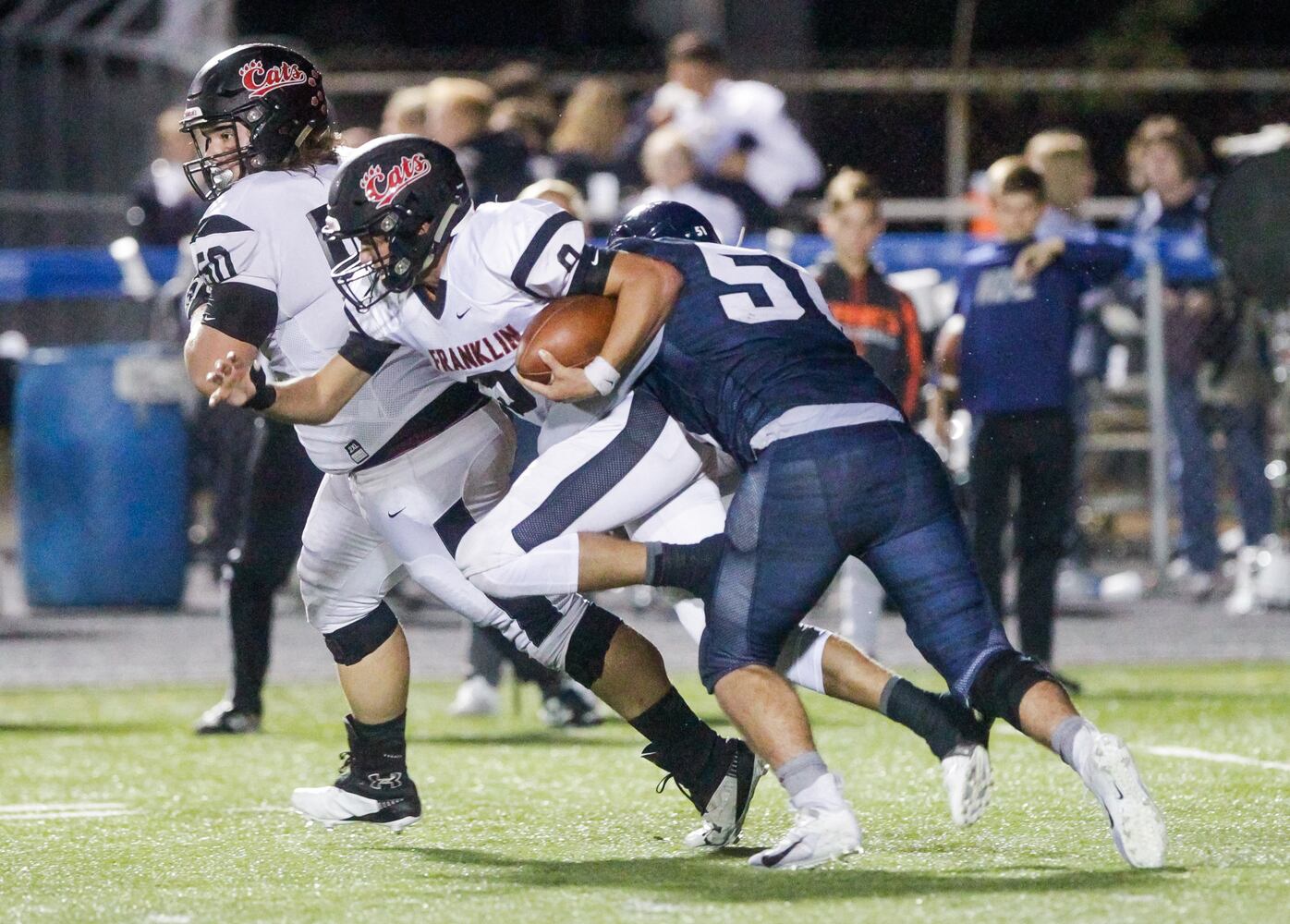 Franklin football beats Valley View Friday, Oct. 11