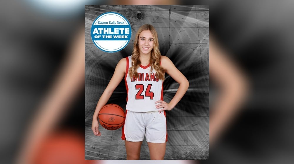 Cedarville sophomore Maria Christian is the Dayton Daily News Athlete of the Week for the week of Feb. 23-28. CONTRIBUTED PHOTO