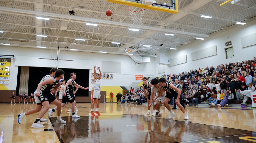 The Kenton Ridge High School boys basketball team fell to Jonathan Alder 70-62 on Friday, Jan. 23, 2026 in Springfield. MICHAEL COOPER / STAFF