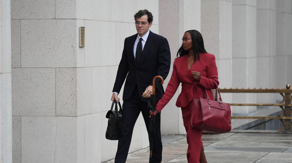 Adam Mosseri, CEO of Instagram, arrives in court to testify in a landmark social media case that seeks to hold tech companies responsible for harms to children, Wednesday, Feb. 11, 2026, in Los Angeles. (AP Photo/Damian Dovarganes)