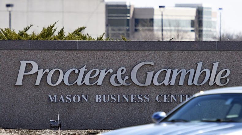 Consumer products giant Procter & Gamble, based in Cincinnati in Hamilton County is the largest employer in Warren County with more than 3,000 workers at its Mason Business Innovation Center, 8700 Mason Montgomery Road in Mason. STAFF FILE
