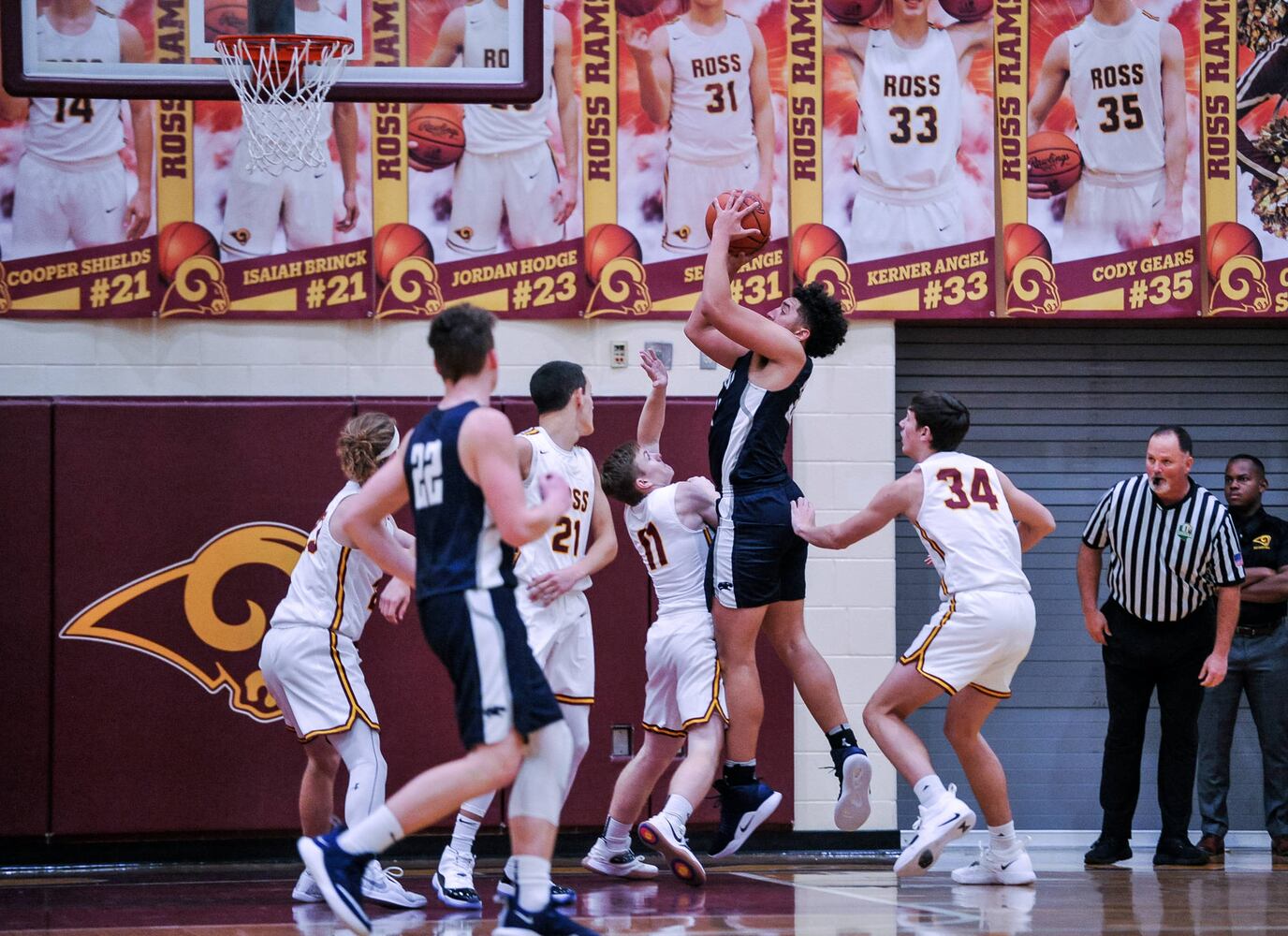 Ross vs Edgewood basketball