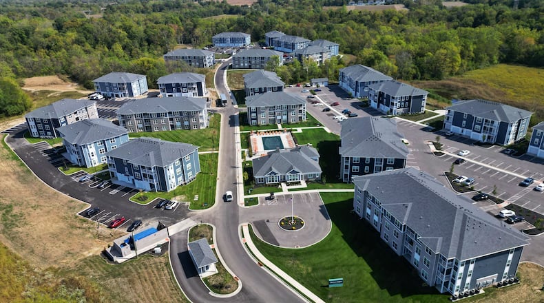 Construction will be completed on Echo Ridge Apartments around the end of November. NICK GRAHAM/STAFF