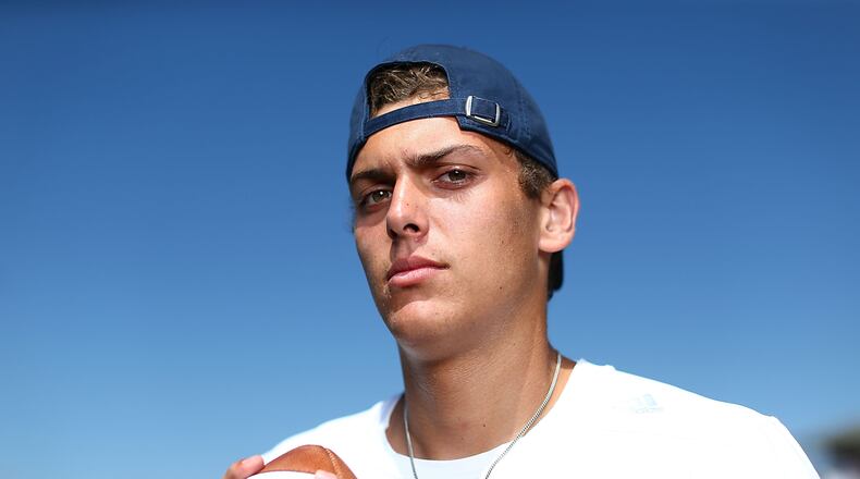 CORONADO, CA - MAY 27:  Nick Starkel from Texas A&M attends Steve Clarkson's 13th Annual Quarterback Retreat on May 27, 2017 in Coronado, California.  (Photo by Joe Scarnici/Getty Images)