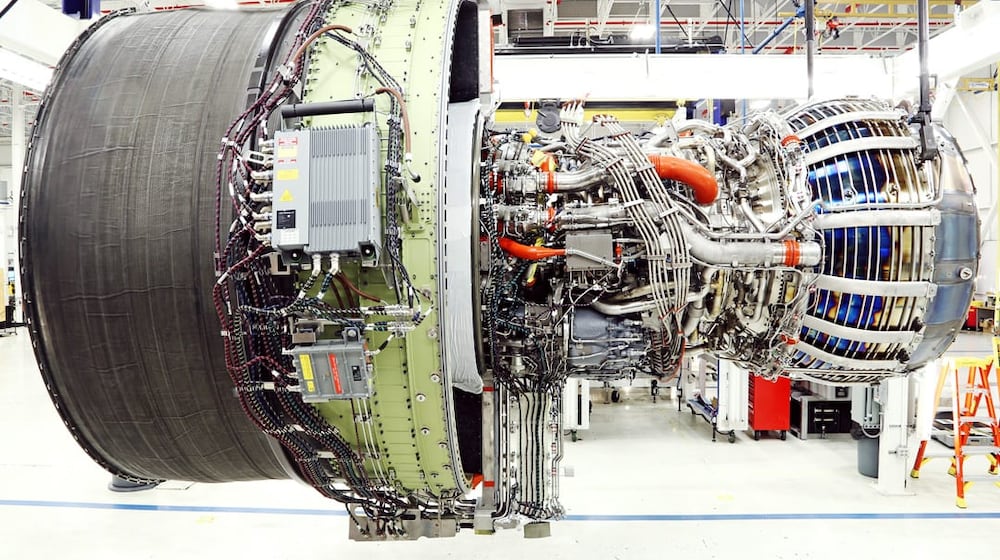 GE Aerospace photo of the GEnx engine, the fastest selling engine in GE’s history.