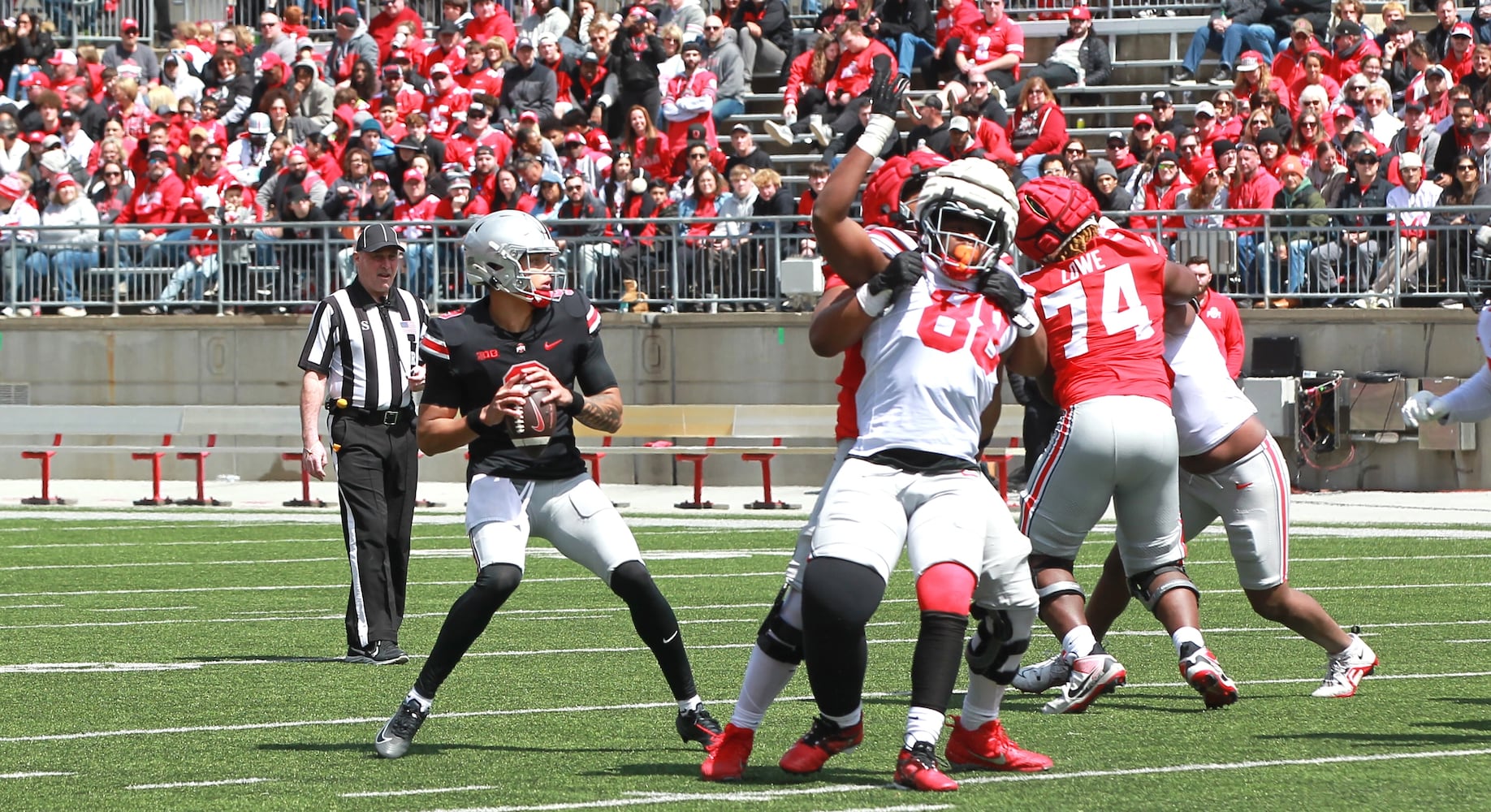 Ohio State spring football game 2025 Tavien St. Clair